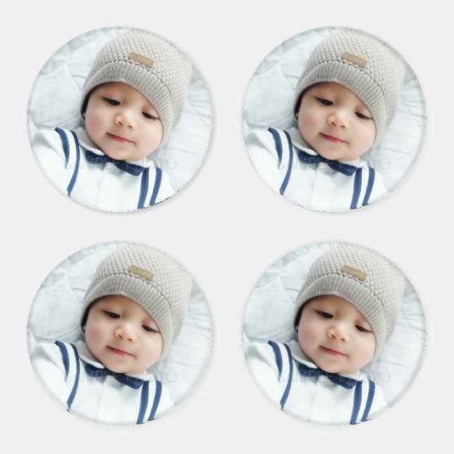 Custom Photo Coaster Set (Set)