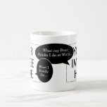 Custom Photo Coffee Mug With Two Speech Bubbles at Zazzle