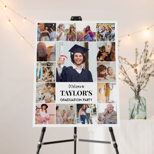 Custom Photo Collage 15 Picture 11x14 22x28 White Foam Board