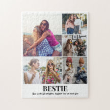 Custom Photo Collage 5 Pictures 11x14 White