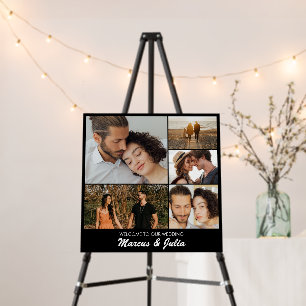 Custom Photo Collage 5 Pictures 12x12 18x18 24x24 Foam Board