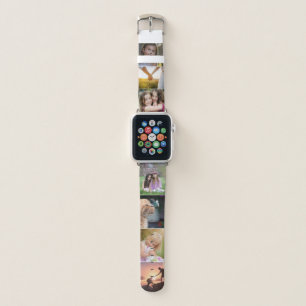 Custom Photo Collage 7 Photo Template Personalized Apple Watch Band