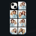Custom Photo Collage 7 Square Photos Black Case-Mate iPhone 14 Plus Case<br><div class="desc">Easily customize this photo collage design by replacing the seven sample images with your favorite square photos. Keep the black background or choose a different color by clicking "Customize Further" on the "Personalize" menu.</div>
