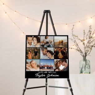 Custom Photo Collage 9 Pictures 12x12 18x18 24x24 Foam Board
