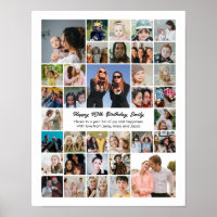 Custom Photo Collage Birthday Gift