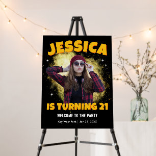 Custom Photo Collage Birthday Party Bootleg Rap Foam Board