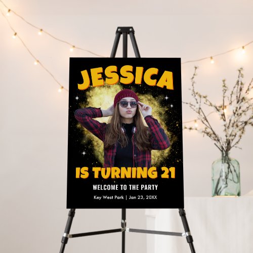 Custom Photo Collage Birthday Party Bootleg Rap Foam Board