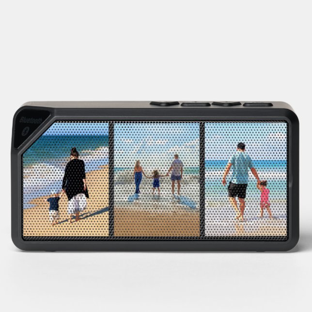 Custom Photo Collage Bluetooth Speaker Your Photos (Front)