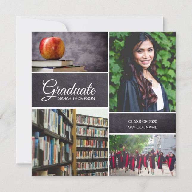 Custom Photo Collage Class of 2020 Graduate (Front)