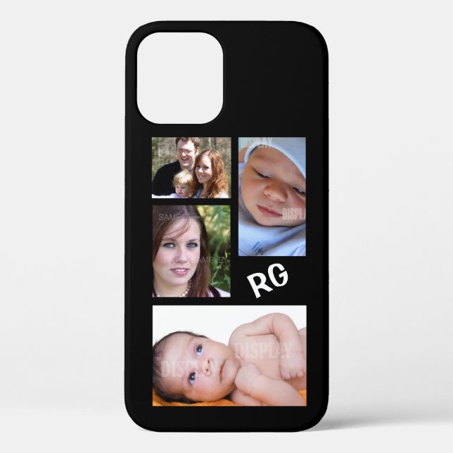 Custom Photo Collage Customizable Case-Mate iPhone Case (Back)
