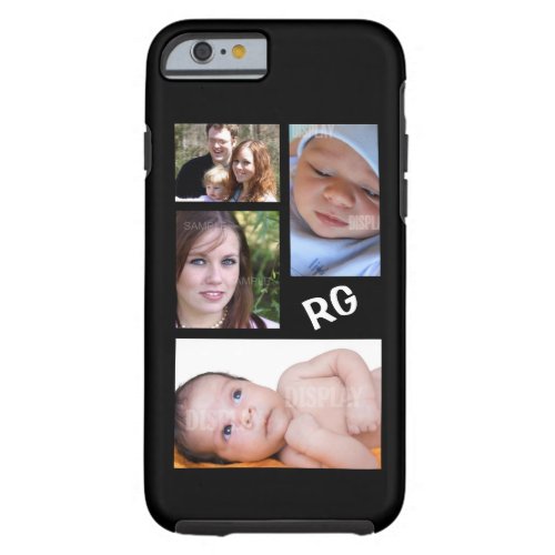 Custom Photo Collage Customizable Tough iPhone 6 Case