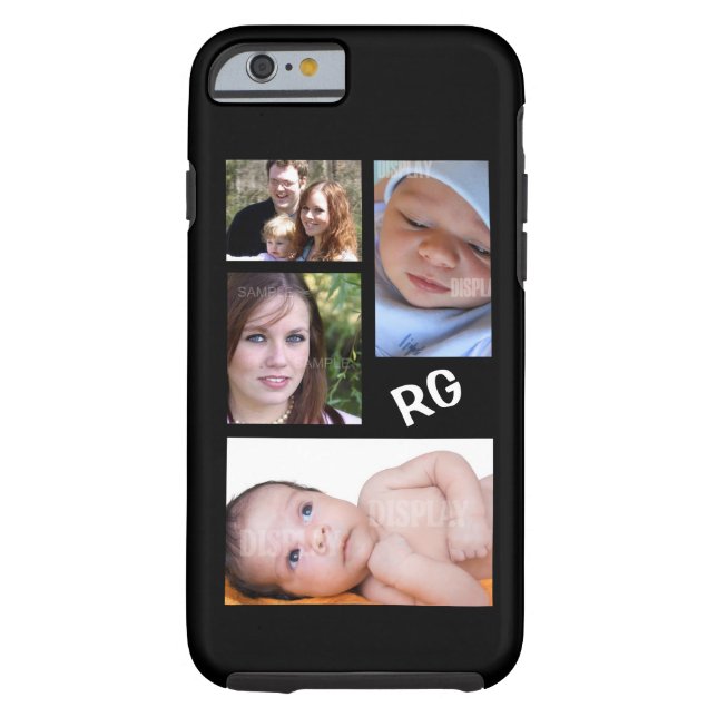Custom Photo Collage Customizable Case-Mate iPhone Case (Back)
