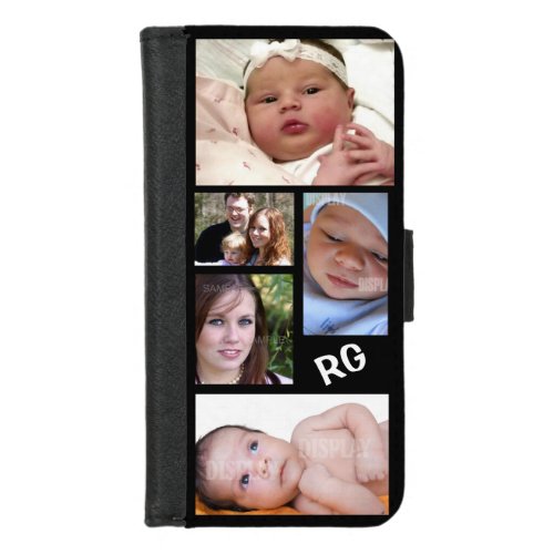 Custom Photo Collage Customizable iPhone 87 Wallet Case