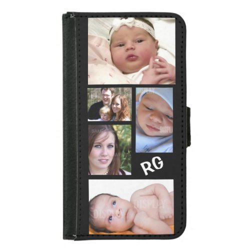 Custom Photo Collage Customizable Wallet Phone Case For Samsung Galaxy S5
