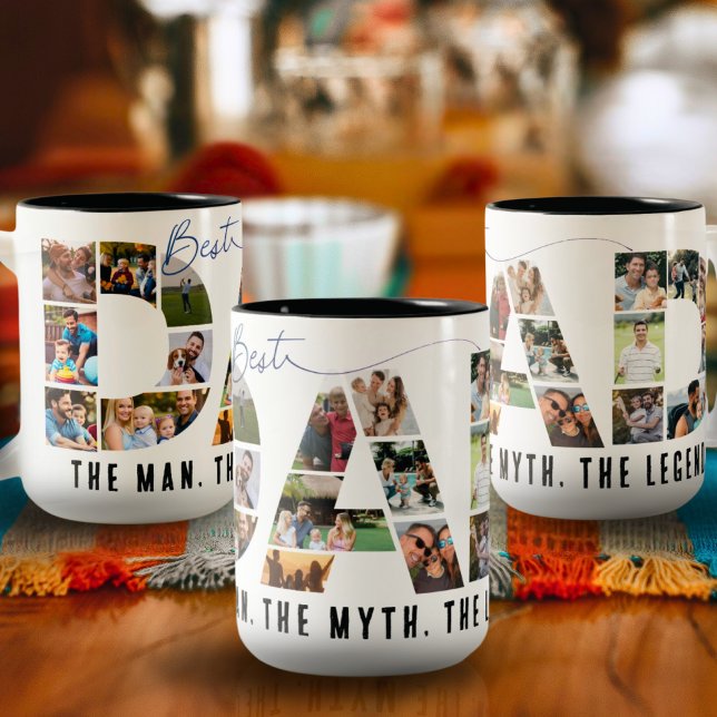 Custom Photo Collage Dad Mug (Creator Uploaded)