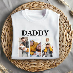 Custom Photo Collage Daddy – Personalized Gift T-Shirt