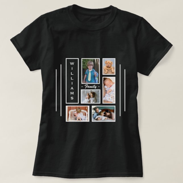 Custom Photo Collage Design Women's T-Shirt (Design Front)