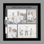 Custom Photo Collage Dry Erase Board