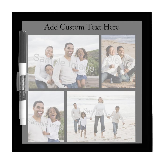 Custom Photo Collage Dry Erase Board