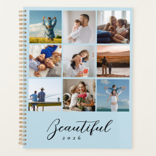 Custom Photo Collage Family Annual Planner