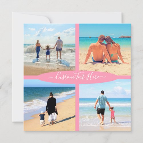 Custom Photo Collage Family Love Personalized Text