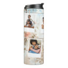 Custom Photo Collage floral  Personalized tumbler