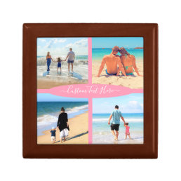 Custom Photo Collage Gift Box with Your Photos