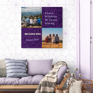 Custom Photo Collage Gifts for 70 Year Old Woman