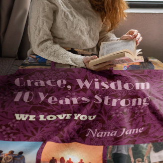 Custom Photo Collage Gifts for 70 Year Old Woman