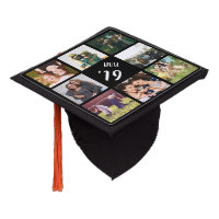 Custom Photo Collage Graduation Cap Topper