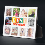 Custom Photo Collage Grandma Gifts Personalized  Plaque<br><div class="desc">Custom Photo Collage Grandma Gifts Personalized</div>
