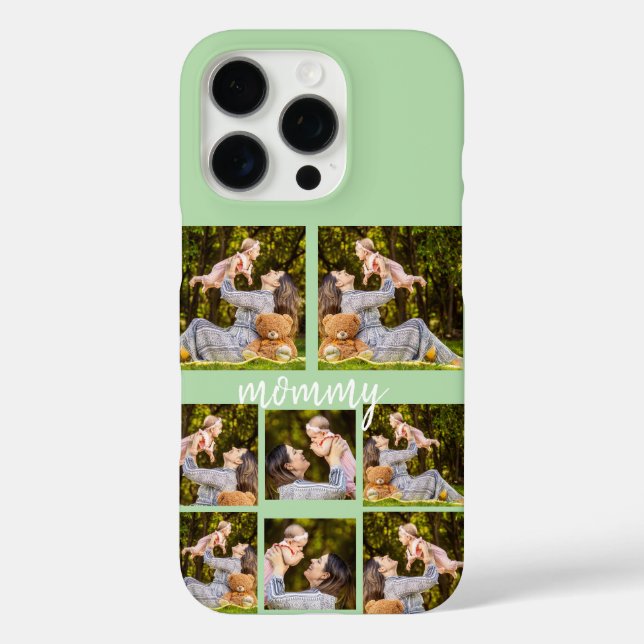 Custom Photo Collage iPhone Case – Personalized (Back)