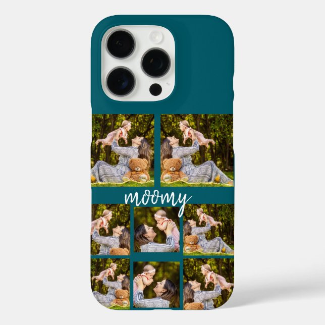 Custom Photo Collage iPhone Case – Personalized (Back)