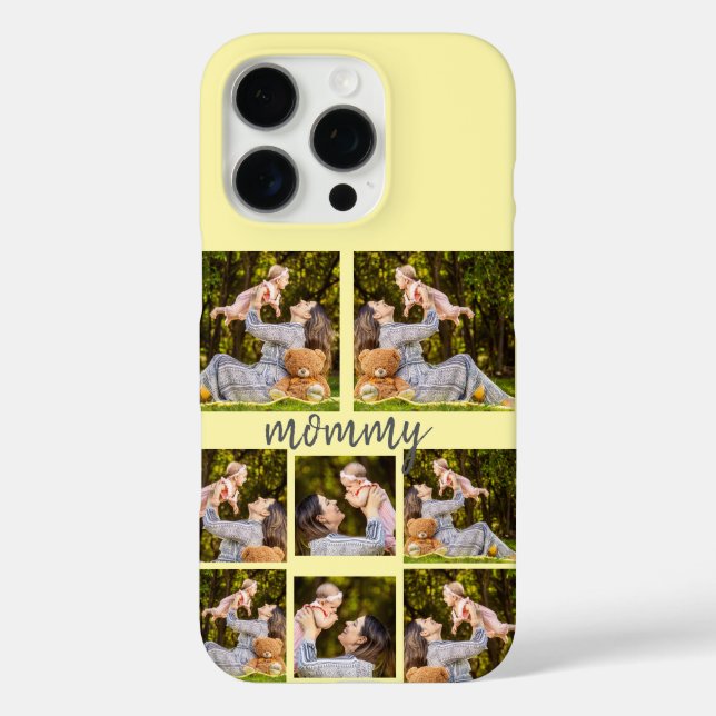 Custom Photo Collage iPhone Case – Personalized (Back)
