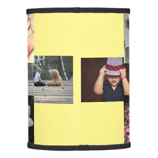 Custom Photo Collage Lampshade (Back)