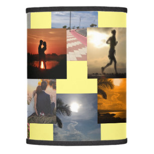Custom Photo Collage Lampshade