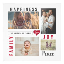 Custom Photo Collage Love Joy Family