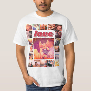 Custom Photo collage love T-Shirt