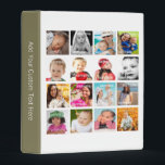 Custom Photo Collage Mini Binder<br><div class="desc">Photo collage personalized mini binder .. add your own photos and text to this fully customizable binder from Ricaso - change the spine color by clicking customize and selecting spine in the drop down</div>