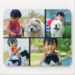 Custom Photo Collage Mousepad Add your 4 Photos