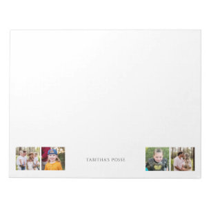Custom Photo Collage "Name's Posse" Cute Notepad