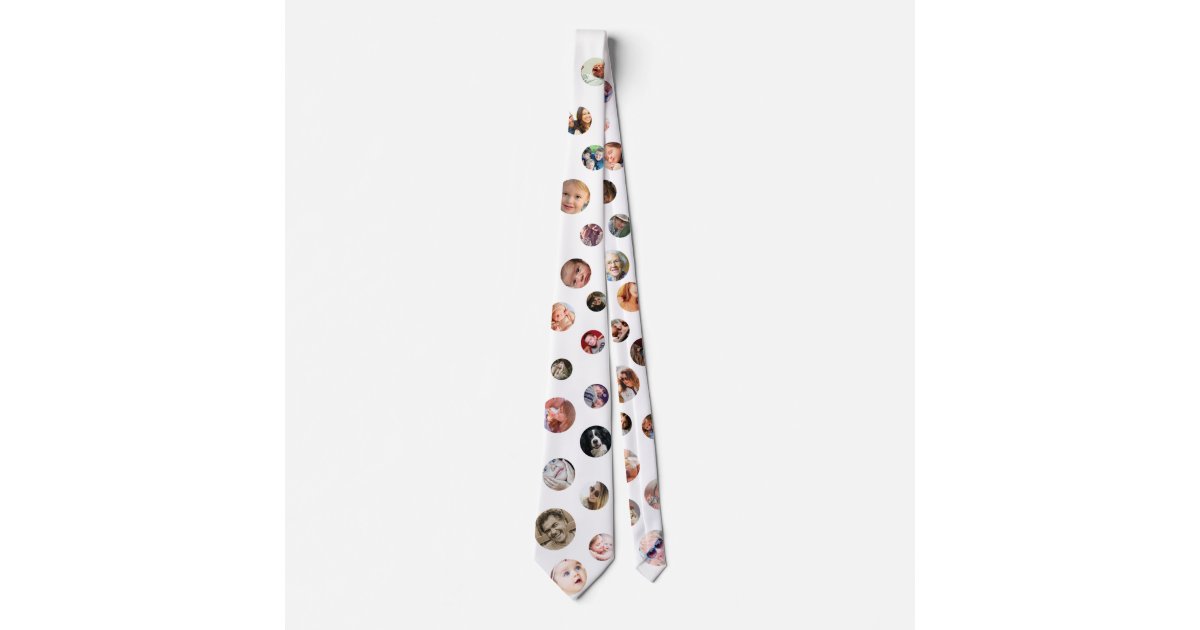 Custom Photo Collage Neck Tie Zazzle
