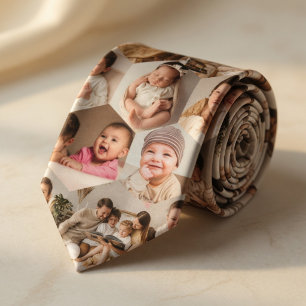 Custom Photo Collage Neck Tie