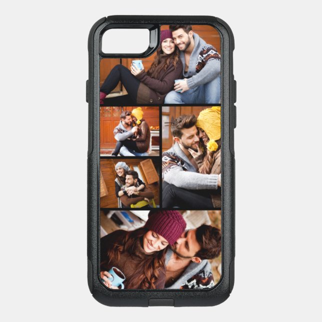 Custom Photo Collage Otterbox iPhone Case (Back)