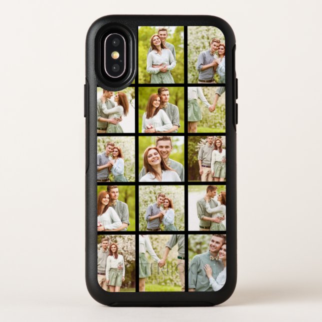 Custom Photo Collage Otterbox iPhone Case (Back)