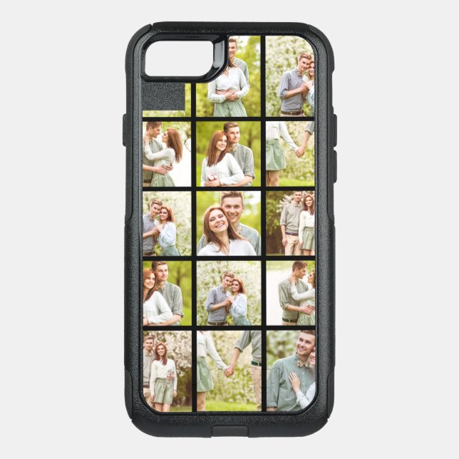 Custom Photo Collage Otterbox iPhone Case (Back)