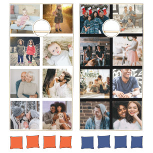 Custom Photo Collage Personalized Cornhole Set