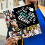 Custom photo collage personalized fun I'm done Graduation Cap Topper