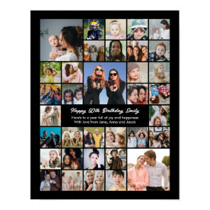 Custom Photo Collage Personalized Gift Poster