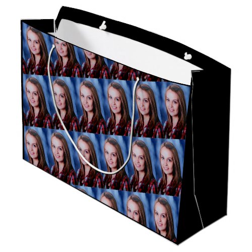 Custom Photo Collage Personalized Large Gift Bag